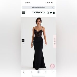 House of cb cara cocktail maxi dress